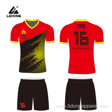 High Quality Custom Soccer Uniform Jersey Set Kits